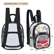 Small Clear PVC Backpack | https://www.bestnamebadges.com