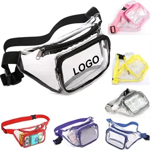 Clear PVC Fanny Bag | https://www.bestnamebadges.com