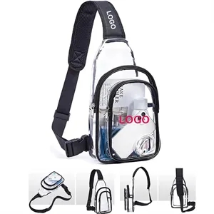 Clear PVC Sling Bag | https://www.bestnamebadges.com
