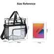 Clear PVC Tote Bag | https://www.bestnamebadges.com