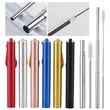 Telescopic Stainless Steel Straw Kit | https://www.bestnamebadges.com