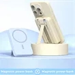 Magnetic Wireless Power Bank with Foldable Kickstand 10000mA | https://www.bestnamebadges.com