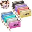 Portable PVC Translucent Makeup Bag with Zipper | https://www.bestnamebadges.com
