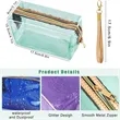 Portable PVC Translucent Makeup Bag with Zipper | https://www.bestnamebadges.com