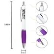 Custom Logo Click Ballpoint Pen | https://www.bestnamebadges.com