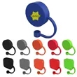 Silicone Straw Covers Cap | https://www.bestnamebadges.com