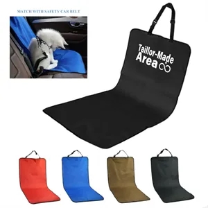 Waterproof Oxford Pet Car Seat Cover Custom Logo Available | https://www.bestnamebadges.com