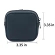 Custom Logo Neoprene Earphone Case with Zipper and Clip | https://www.bestnamebadges.com