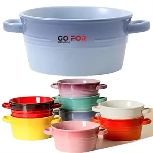 Ceramic Bowl with Handles