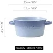 Ceramic Bowl with Handles | https://www.bestnamebadges.com