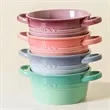 Ceramic Bowl with Handles | https://www.bestnamebadges.com