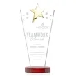 Mantella Gold Star Award - Red | https://www.bestnamebadges.com