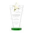 Mantella Gold Star Award - Green | https://www.bestnamebadges.com