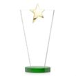 Mantella Gold Star Award - Green | https://www.bestnamebadges.com