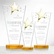 Mantella Gold Star Award - Amber | https://www.bestnamebadges.com
