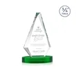 Windsor Award on Alberton Base - Green | https://www.bestnamebadges.com
