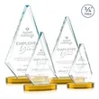 Windsor Award on Alberton Base - Amber | https://www.bestnamebadges.com