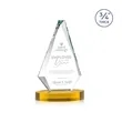 Windsor Award on Alberton Base - Amber | https://www.bestnamebadges.com