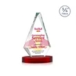 Windsor VividPrint™ Award on Alberton Base - Red | https://www.bestnamebadges.com