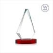 Windsor VividPrint™ Award on Alberton Base - Red | https://www.bestnamebadges.com