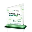 Bellamy VividPrint™ Award - Green | https://www.bestnamebadges.com