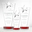 Mantella Chrome Star Award - Red | https://www.bestnamebadges.com