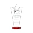 Mantella Chrome Star Award - Red | https://www.bestnamebadges.com
