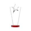 Mantella Chrome Star Award - Red | https://www.bestnamebadges.com