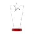 Mantella Chrome Star Award - Red | https://www.bestnamebadges.com