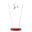 Mantella Chrome Star Award - Red | https://www.bestnamebadges.com
