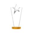 Mantella Chrome Star Award - Amber | https://www.bestnamebadges.com