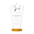 Mantella Chrome Star Award - Amber | https://www.bestnamebadges.com