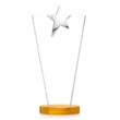 Mantella Chrome Star Award - Amber | https://www.bestnamebadges.com