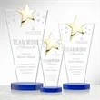 Mantella Gold Star Award - Blue | https://www.bestnamebadges.com