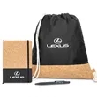 Cousteau Journal Gift Set w/Pen & Drawstring Tote | https://www.bestnamebadges.com