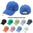 6 Panel Premium Relaxed Golf Cap | https://www.bestnamebadges.com