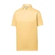 FootJoy ProDry Performance Solid Lisle Set On Placket Shirt | https://www.bestnamebadges.com