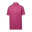 FootJoy ProDry Performance Solid Lisle Set On Placket Shirt | https://www.bestnamebadges.com