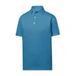 FootJoy ProDry Performance Solid Lisle Set On Placket Shirt | https://www.bestnamebadges.com