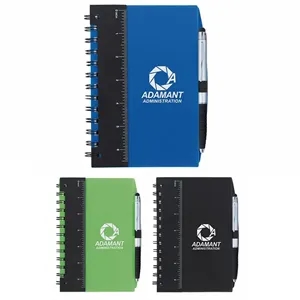 Good Value™ 5'' x 7'' Ruler Notebook with Flags and Stylu... | https://www.bestnamebadges.com