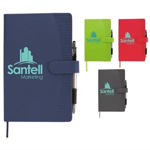 Good Value™ Striped Edge Journal | https://www.bestnamebadges.com