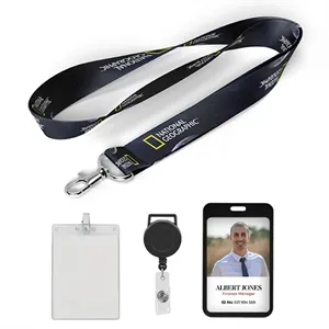 Custom Dye Sublimated Full Color Lanyard | https://www.bestnamebadges.com