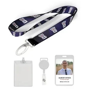 3/4 inch Dye Sublimation Lanyard | https://www.bestnamebadges.com