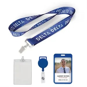 5/8 inch Dye Sublimation Lanyard | https://www.bestnamebadges.com