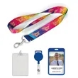 Full Color 5/8 inch Lanyard-B | https://www.bestnamebadges.com