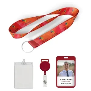 Custom Full Color Lanyards | https://www.bestnamebadges.com