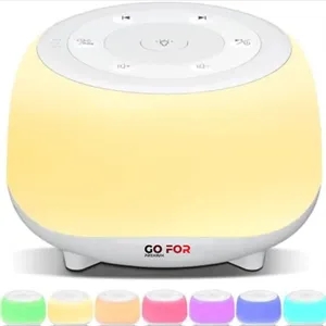 Noise Sound Machines with 9 Colors Night Light