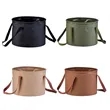 10L Handle Portable Collapsible Wash Basin Water Bucket | https://www.bestnamebadges.com