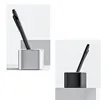 Desk Display Non Slip Base Aluminum Single Hole Pen Stand | https://www.bestnamebadges.com