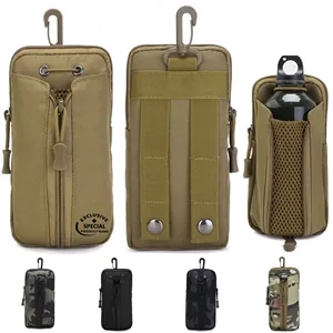 Outdoor Water Bottle Bag With Belt Hook Mobile Phone